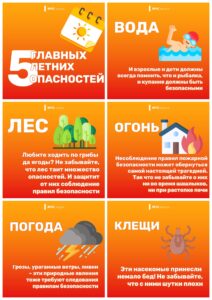 Летние опасности