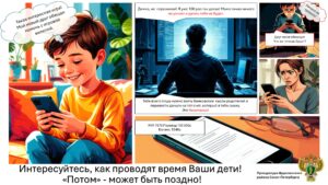 комикс ИКТ дети
